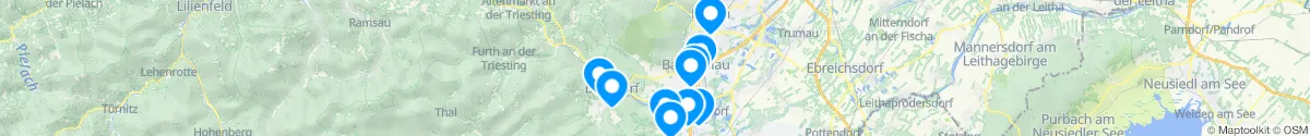 Map view for Pharmacies emergency services nearby Pottenstein (Baden, Niederösterreich)